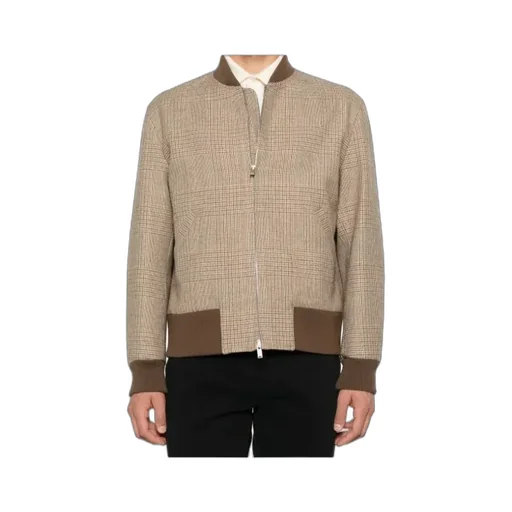 Virgin-Wool Bomber Jacket