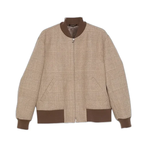 Virgin-Wool Bomber Jacket