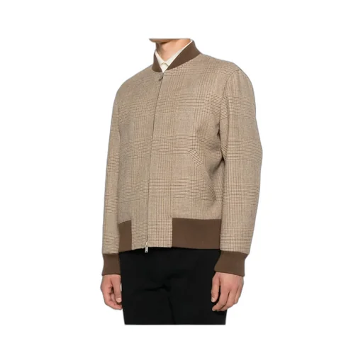 Virgin-Wool Bomber Jacket