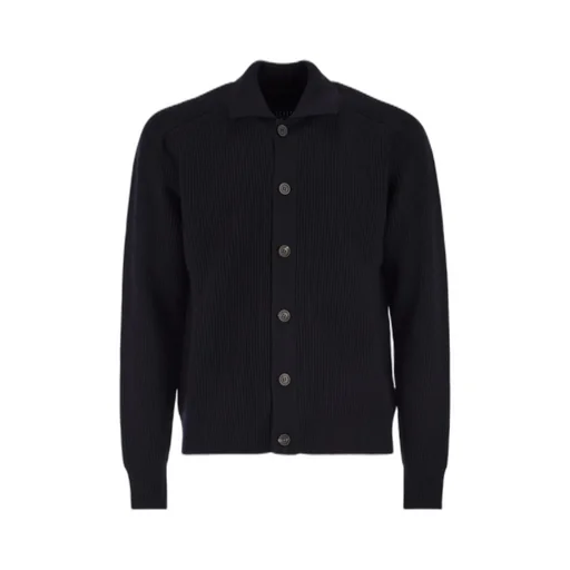 Peserico Ribbed Wool Cardigan
