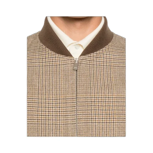 Virgin-Wool Bomber Jacket