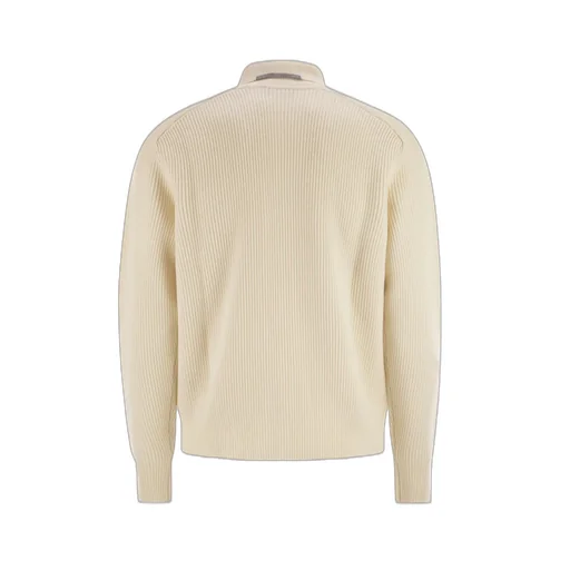 Peserico Ribbed Wool Cardigan