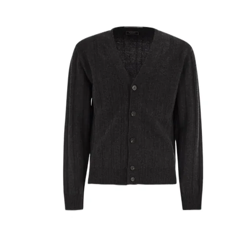 Peserico V-Neck Ribbed Cardigan