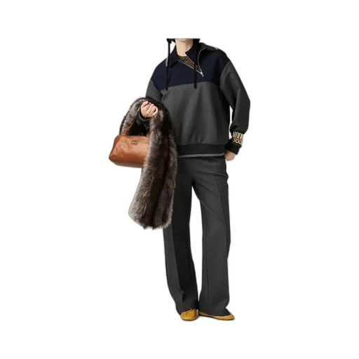 Fabric Stitch Knit Pants