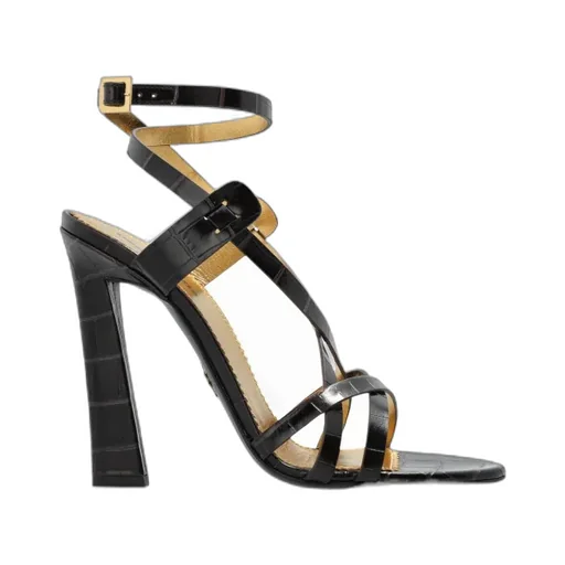 Twin Crossover Heeled Sandals