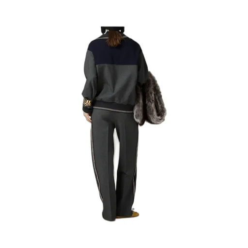 Fabric Stitch Knit Pants