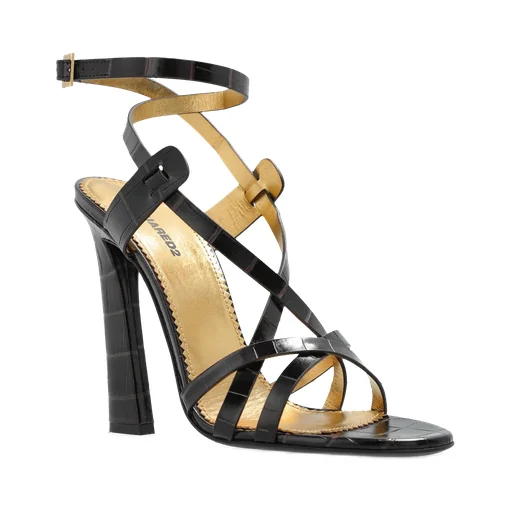 Twin Crossover Heeled Sandals