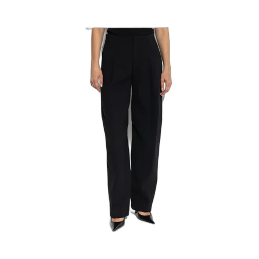 Pleated Side-Pocket Trousers