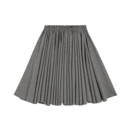 Ami Paris Elastic Waist Midi Corolla Skirt