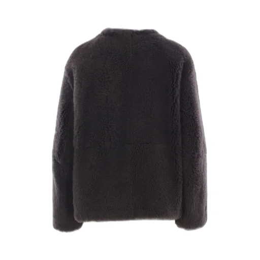 's Max Mara Long-Sleeved Crewneck Coat