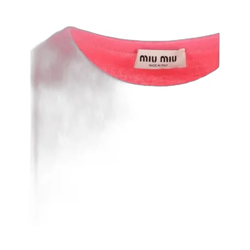 Miu Miu Crewneck Sleeveless Knitted Top