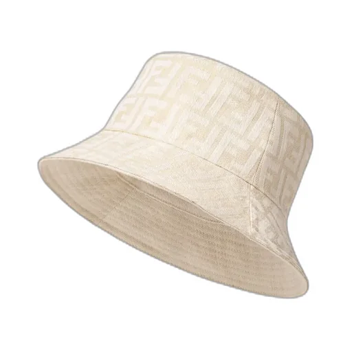 Reversible White Canvas Bucket Hat