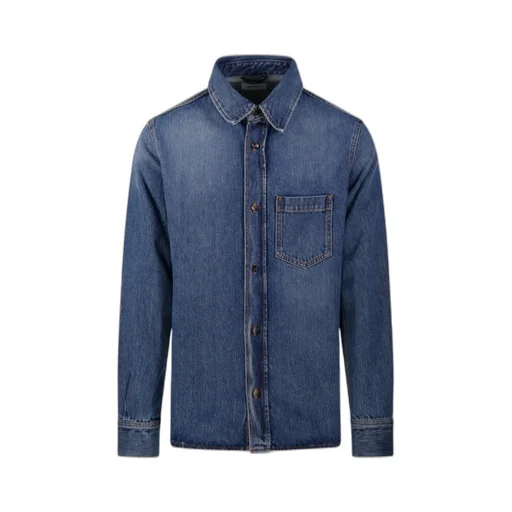 Button-Down Denim Shirt