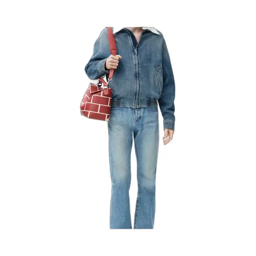 Zip-Up Jacket In Denim