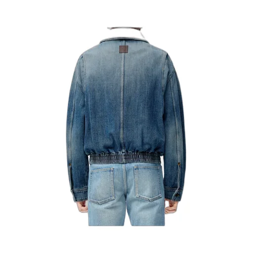 Zip-Up Jacket In Denim