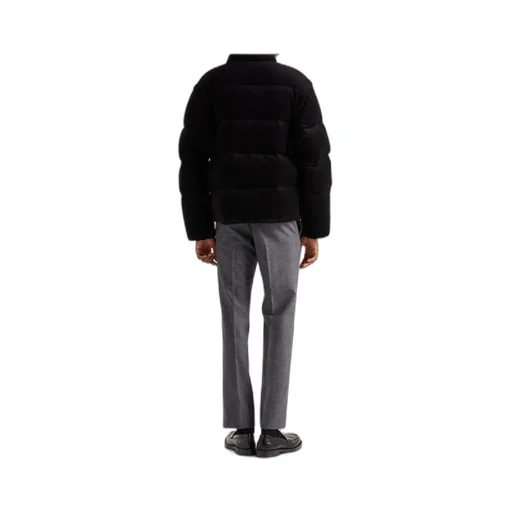 Prada Triangle-Logo Button-Up Jacket