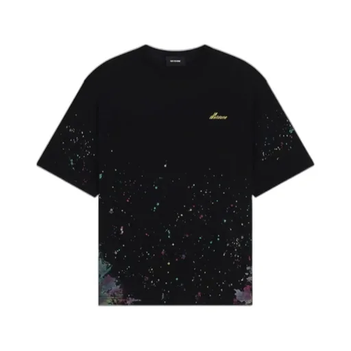 Paint-Splatter Cotton T-Shirt