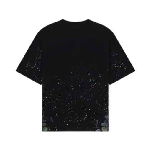 Paint-Splatter Cotton T-Shirt