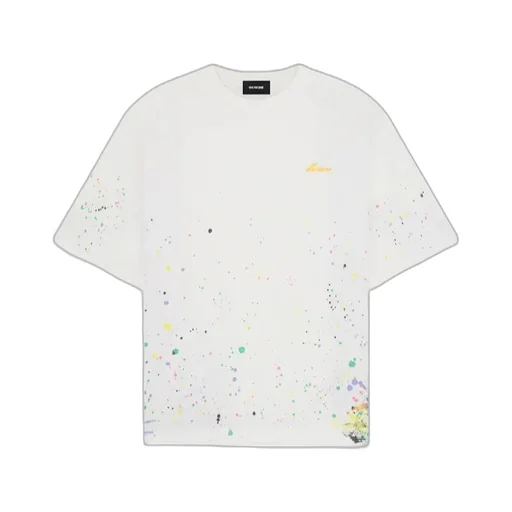 Paint-Splatter Cotton T-Shirt