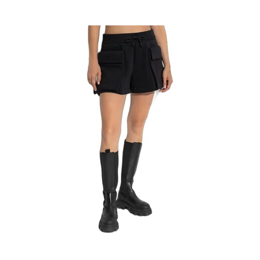 Flap Pocket Drawstring Shorts