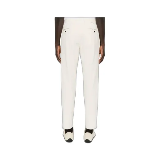 Pleated Cotton Trousers