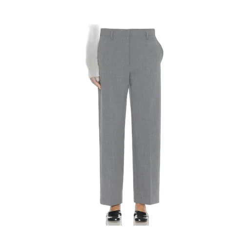 Wool Zip Trousers