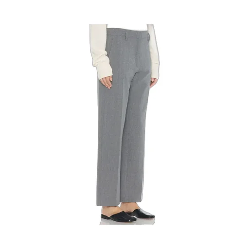 Wool Zip Trousers