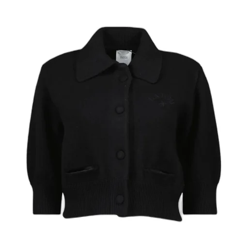 Buttoned-Up Wool Cardigan