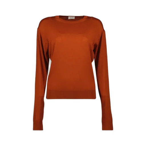Round-Neck Ribbed Sweater