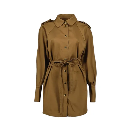 Long Sleeve Mini Shirt Dress
