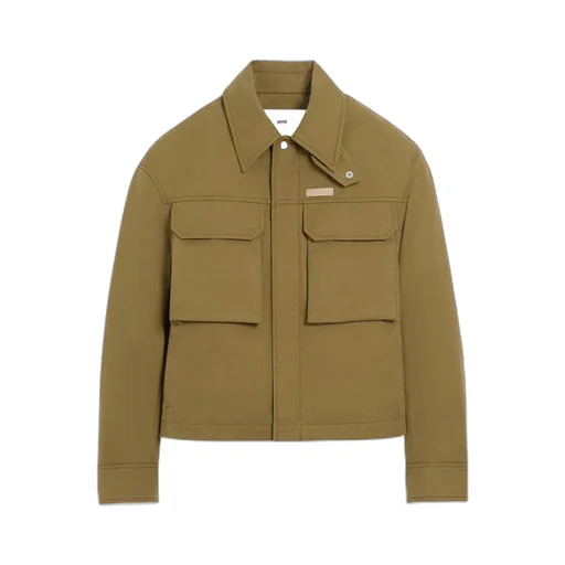 Green Cotton Worker Jacket