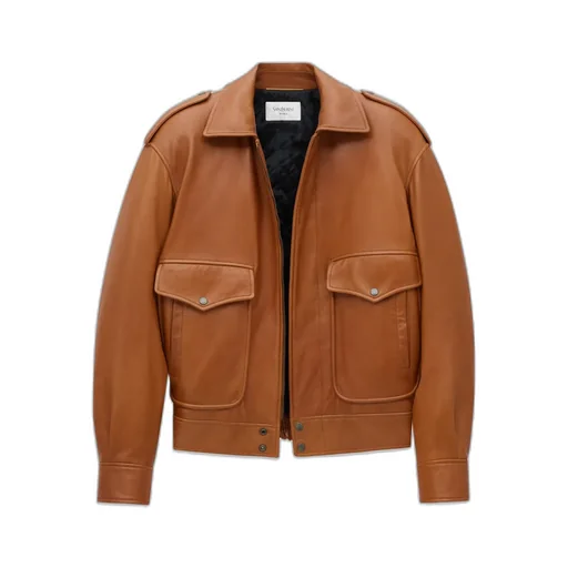 Saint Laurent Oversized Button Detailed Jacket