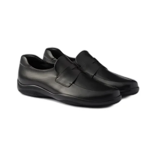 Prada Round-Toe Loafers