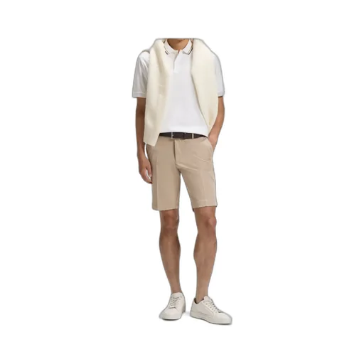 Cotton-Blend Gabardine Shorts