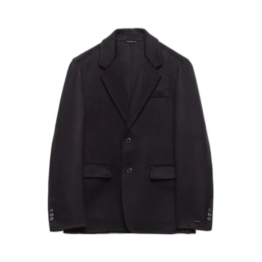 Single-Breasted Cashmere Jacket