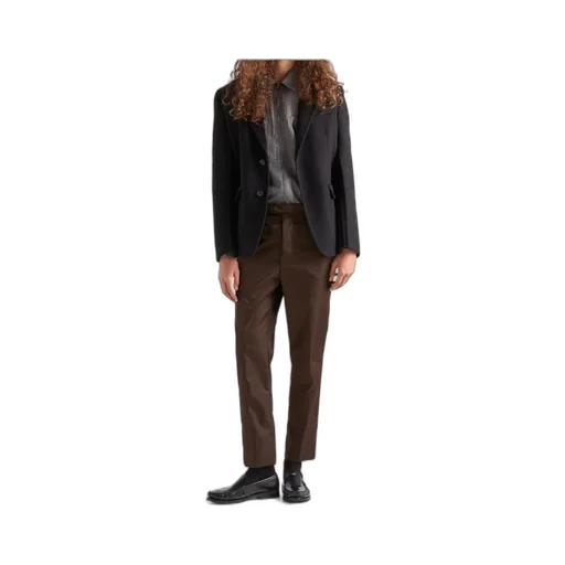 Single-Breasted Cashmere Jacket