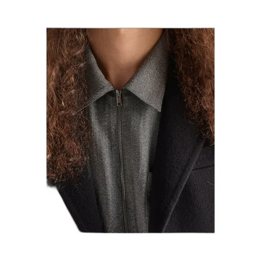 Single-Breasted Cashmere Jacket