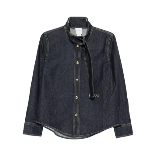 Patou Long-Sleeve Denim Shirt