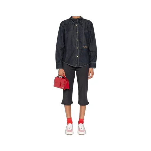Patou Long-Sleeve Denim Shirt