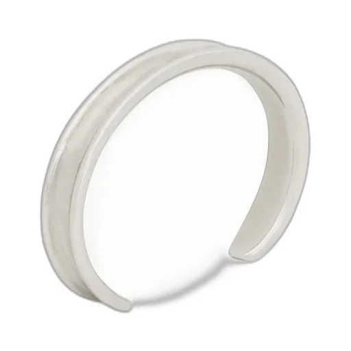 Groove Cuff In Metal