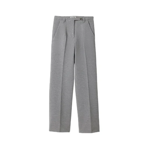 Miu Miu Straight-Leg Pleated Trousers