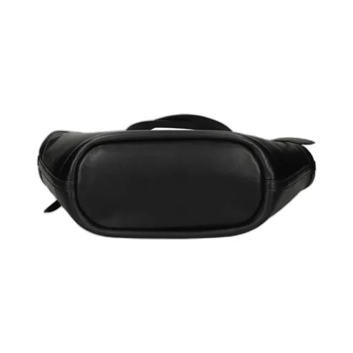 Deco Tulip Leather Belt Tote Bag