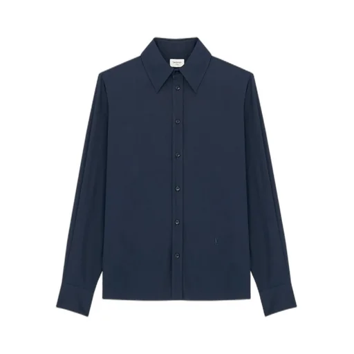 Saint Laurent Cassandre Button-Up Shirt