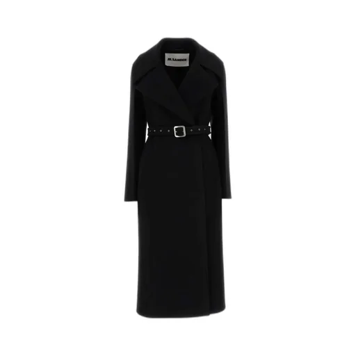 Belted-Wool Coat