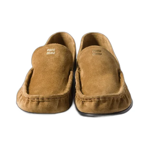 Miu Miu Logo-Embossed Loafers