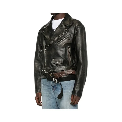 Dsquared2 Zip-Up Belted Jacket