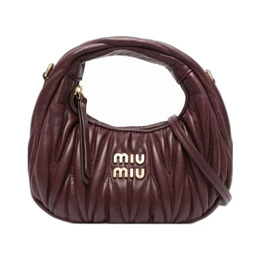 Wander Matelassé Nappa Leather Hobo Mini-Bag