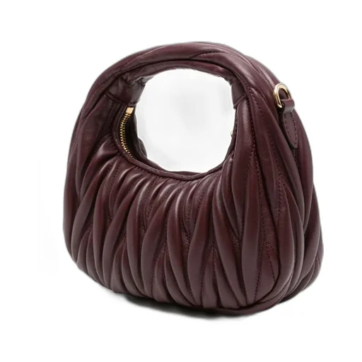 Wander Matelassé Nappa Leather Hobo Mini-Bag