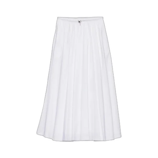 Reversible Cotton Jersey And Re-Nylon Circle Skirt