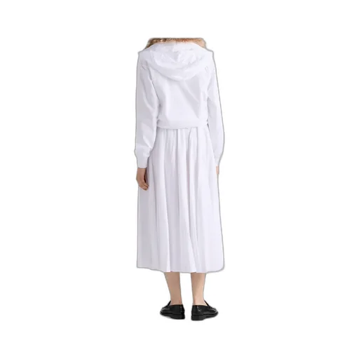 Reversible Cotton Jersey And Re-Nylon Circle Skirt